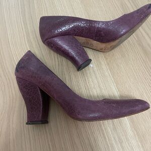 Fluevog purple pumps 8.5